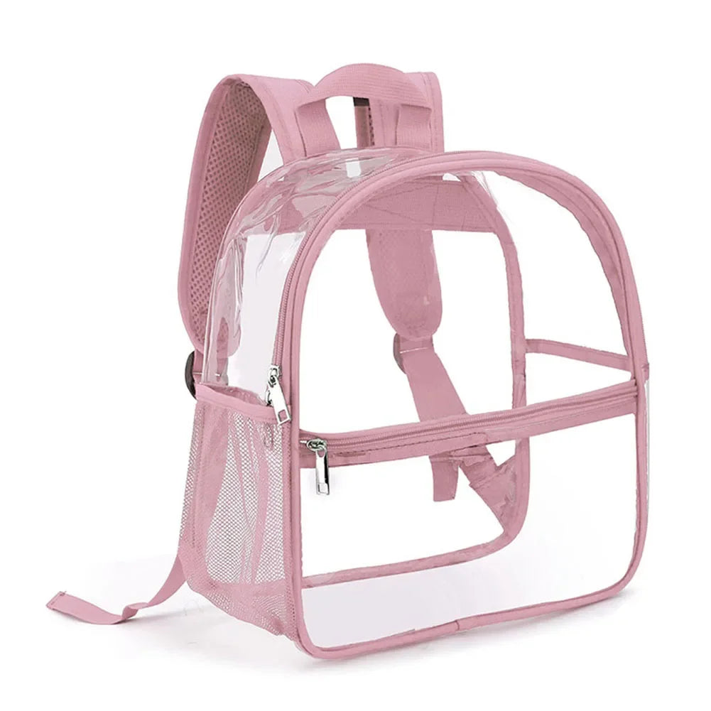 Clear Backpack Stadium Approved Transparent Clear Mini Backpack for Women Men Backpack for Concert Work Sport Festival Venues