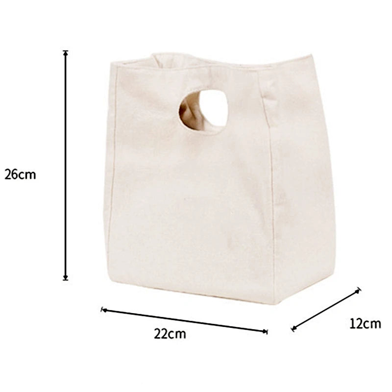 Lifeline Print Fresh Cooler Bags Canvas Portable Thermal Lunch Bags for Women Convenient Lunch Box Tote Dinner Food Bento Pouch