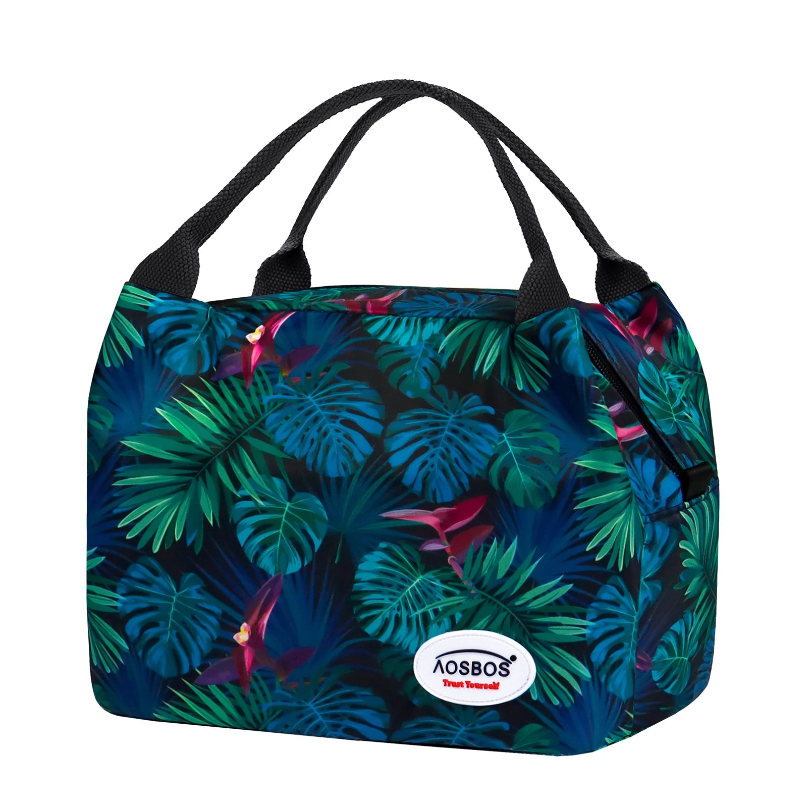 Aosbos Lunch Bag Women Small Lunchbox for Adults Insulated Lunch Bags for Women Lunch Tote Bag Lunch Cooler Lunch Box Bag lonche