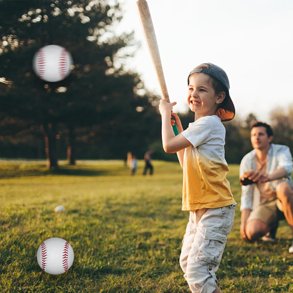 High quality 9" Handmade Baseballs PVC Upper Rubber Inner Soft Baseball Balls Softball Ball Training Exercise Baseball Balls
