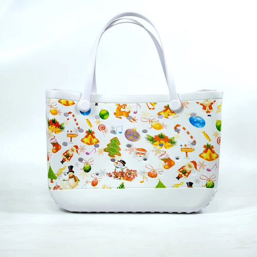 Tote Silicone Basket with Sand Waterproof Travel Bag Sandproof