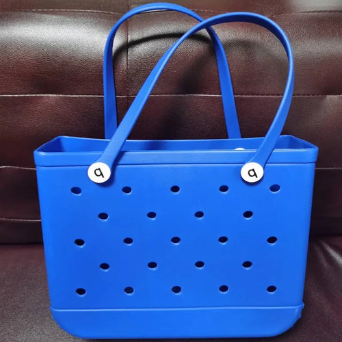 Tote Silicone Basket with Sand Waterproof Travel Bag Sandproof