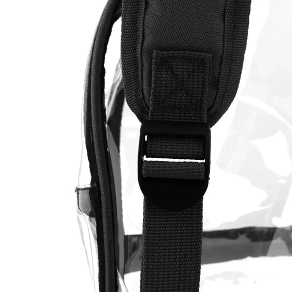 Clear Backpack Stadium Approved Transparent Clear Mini Backpack for Women Men Backpack for Concert Work Sport Festival Venues