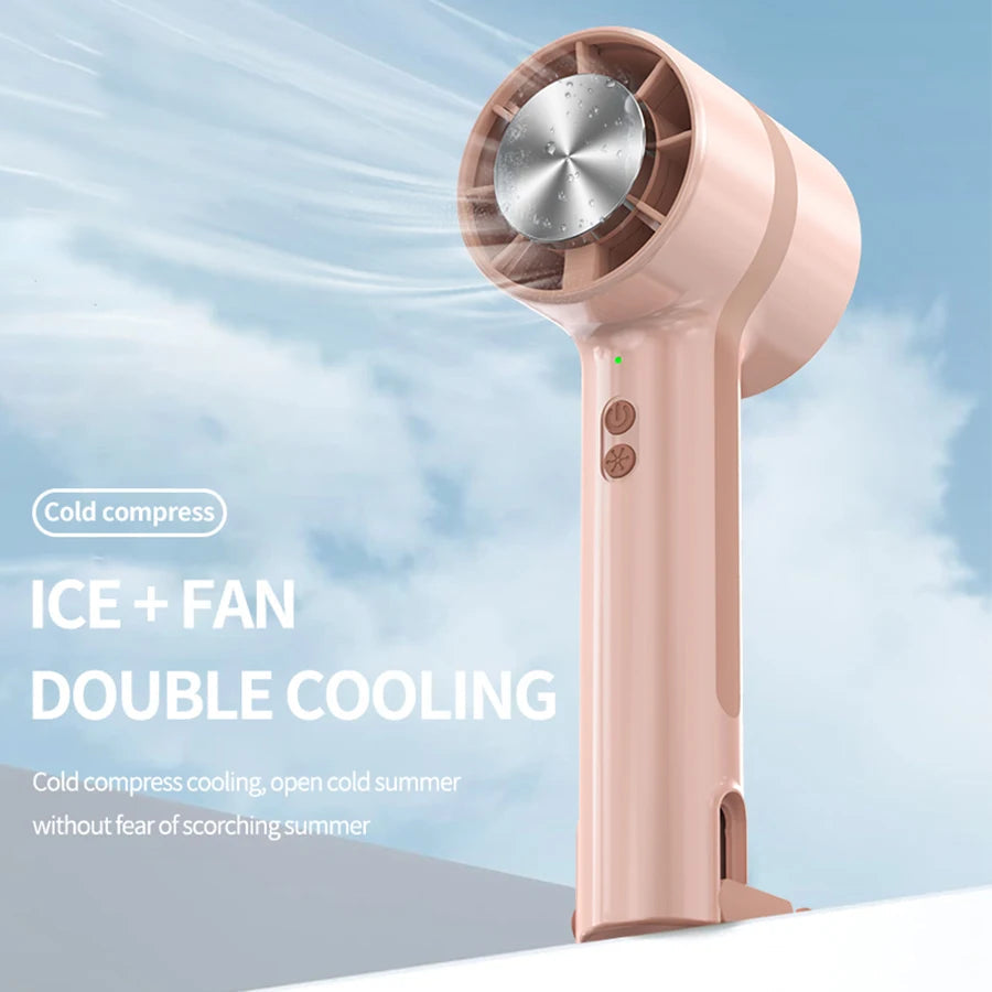 2000mAh Air Cooler Handheld Fan Rechargeable Mini Fan Portable Air