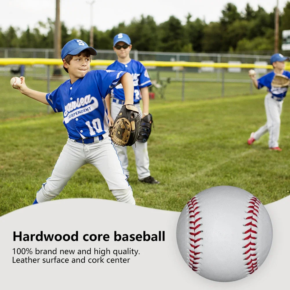 High quality 9" Handmade Baseballs PVC Upper Rubber Inner Soft Baseball Balls Softball Ball Training Exercise Baseball Balls
