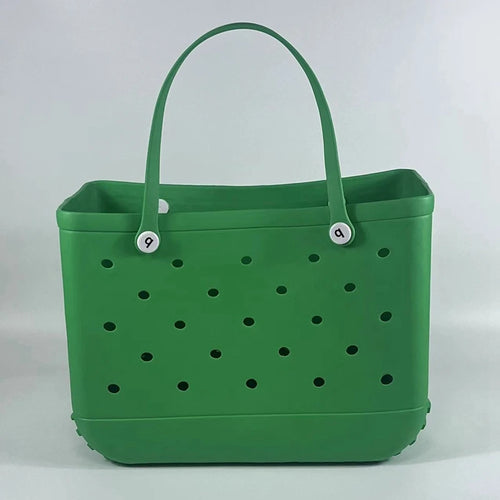 Tote Silicone Basket with Sand Waterproof Travel Bag Sandproof