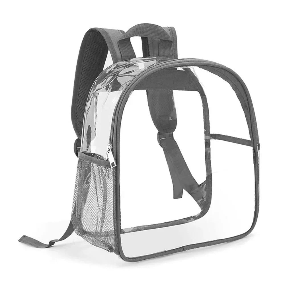 Clear Backpack Stadium Approved Transparent Clear Mini Backpack for Women Men Backpack for Concert Work Sport Festival Venues