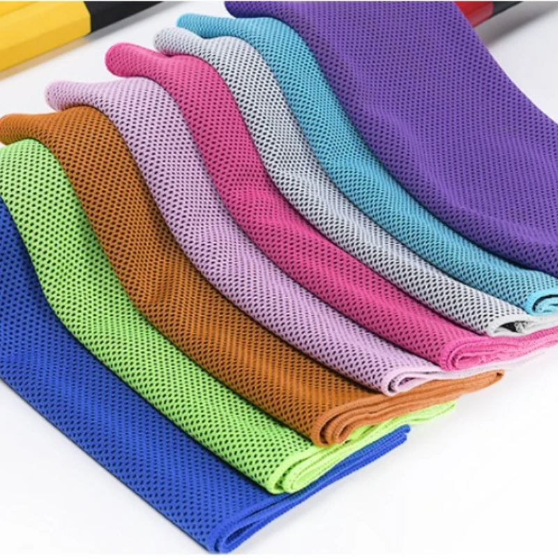 Small Silicond Ice Towel Cold Sports Cooling Ice Cold Towel Cycling