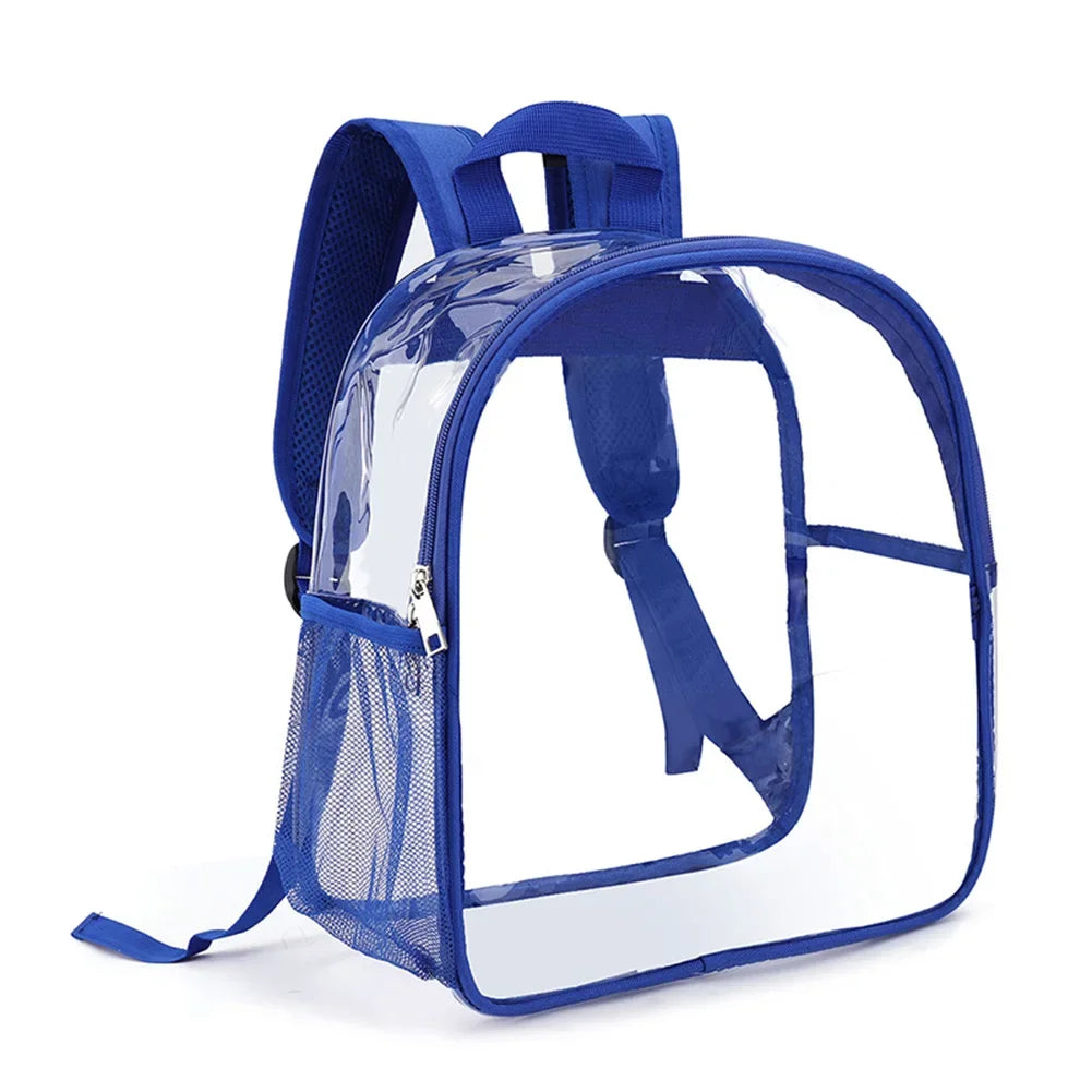 Clear Backpack Stadium Approved Transparent Clear Mini Backpack for Women Men Backpack for Concert Work Sport Festival Venues