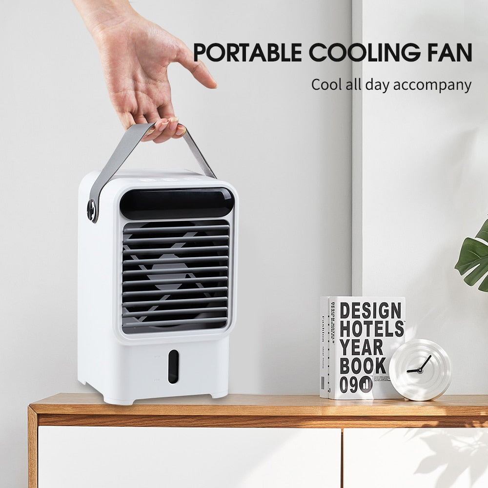 Mini Portable Air Conditioner Fan Air Cooler for Room Rapid Cooling