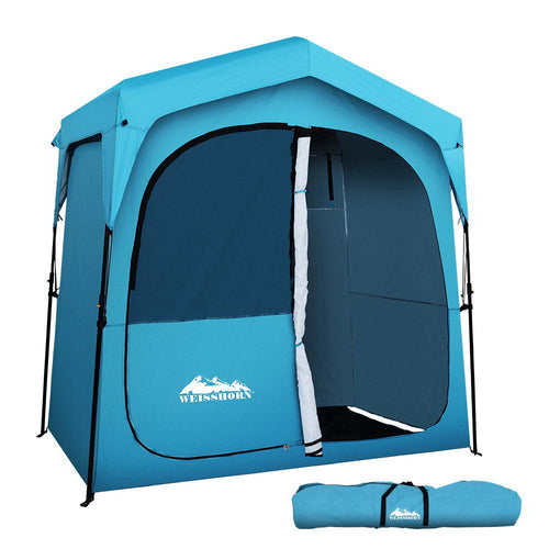 Weisshorn Pop Up Camping Shower Tent Portable Toilet Outdoor Change