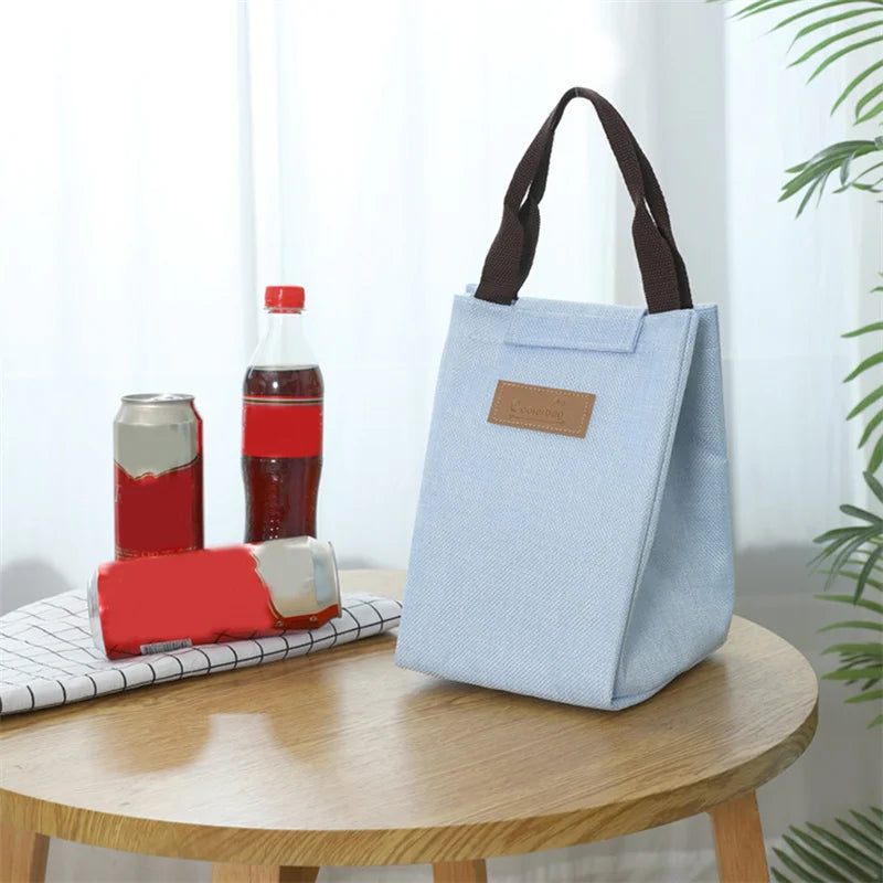 Fashion Lunch Bag Insulated Thermal  Lovely Cat Multicolor Breakfast Box Bags Women Portable Hand Pack Picnic Travel Products