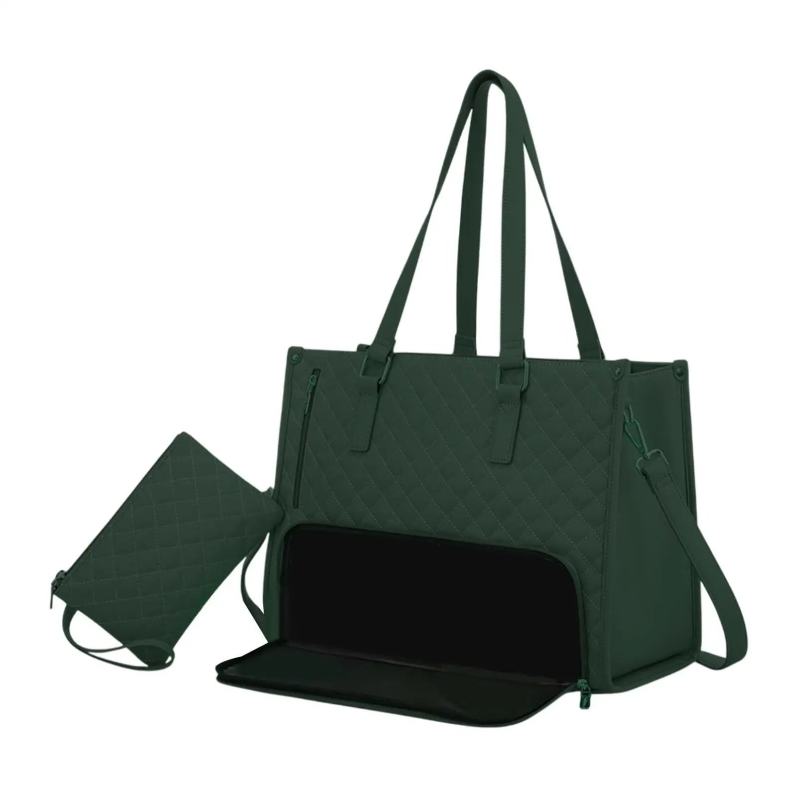 Women's Lunch Tote Bag Laptop Bag with Insulated Lunch Compartment Large Capacity Keep Warm or Cold Outdoor Picnic Tote Handbag